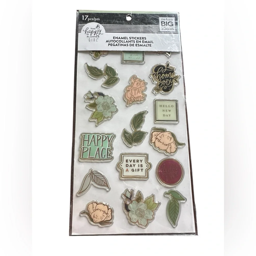 The Happy Planner Washi Stickers Homebody Enamel Stickers